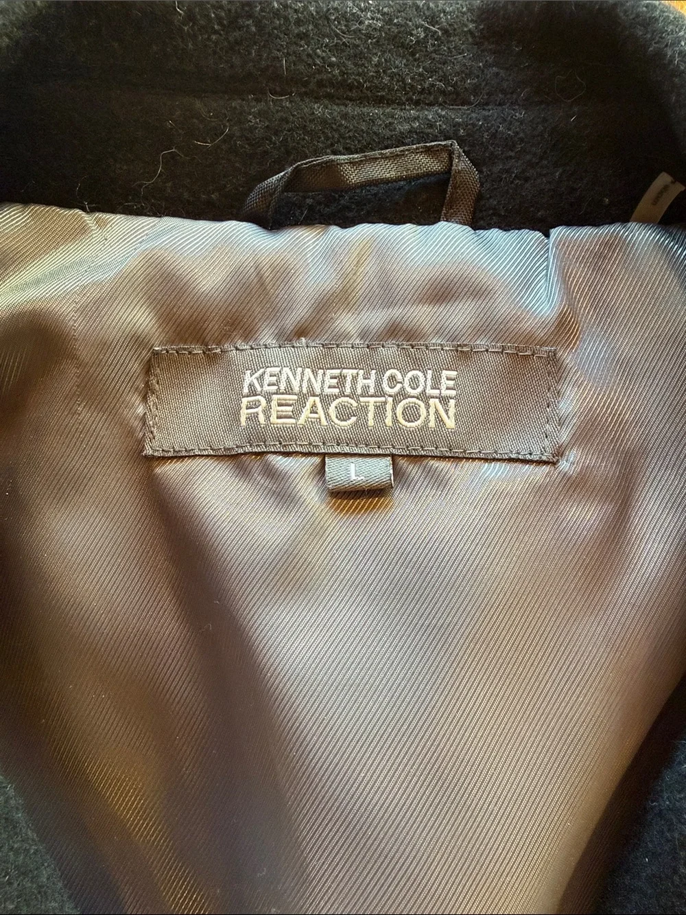 Kenneth Cole Reaction Black Lightweight Zip Jacket